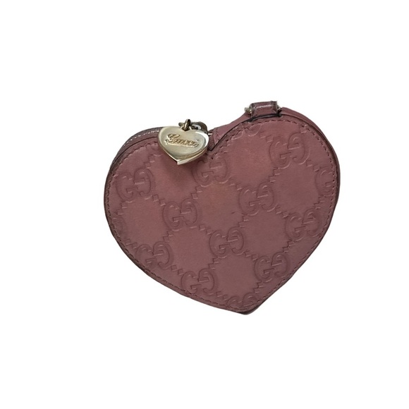 GUCCI Guccissima Heart Shaped Coin Pouch - Picture 2 of 10